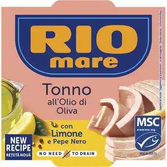 Albert Heijn Rio Mare Tonijn limone e pepe nero aanbieding