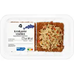 Albert Heijn AH Krokante visfilet gegratineerd met kaas aanbieding