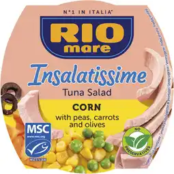 Albert Heijn Rio Mare Insalatissime tuna salad mais aanbieding
