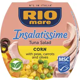 Albert Heijn Rio Mare Insalatissime tuna salad mais aanbieding