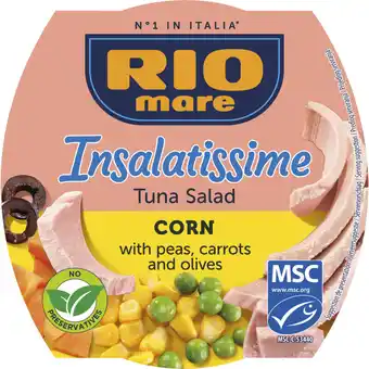 Albert Heijn Rio Mare Insalatissime tuna salad mais aanbieding