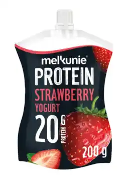 Albert Heijn Melkunie Protein aardbei yoghurt aanbieding