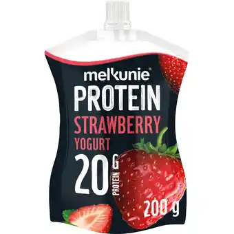 Albert Heijn Melkunie Protein aardbei yoghurt aanbieding
