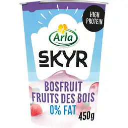 Albert Heijn Arla Skyr bosfruit yoghurt 0% fat aanbieding