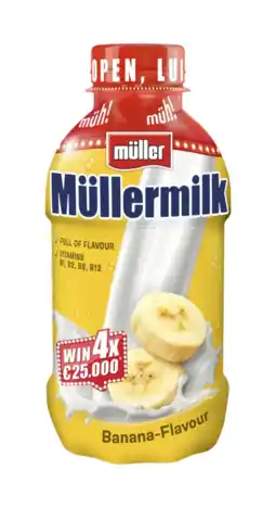 Albert Heijn Müller Mullermilk banaan smaak aanbieding