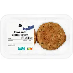 Albert Heijn AH Krokante zalmburger aanbieding
