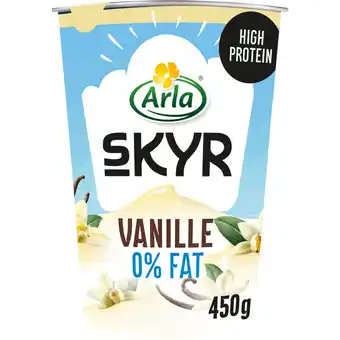 Albert Heijn Arla Skyr vanille yoghurt 0% fat aanbieding