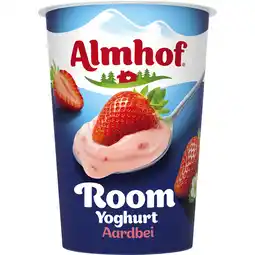 Albert Heijn Almhof Roomyoghurt aardbei aanbieding