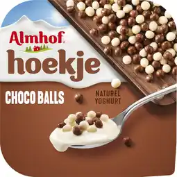 Albert Heijn Almhof Hoekje choco balls naturel yoghurt aanbieding