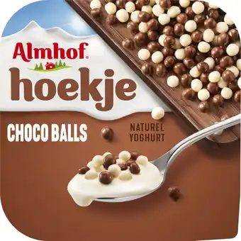 Albert Heijn Almhof Hoekje choco balls naturel yoghurt aanbieding