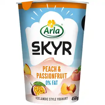 Albert Heijn Arla Skyr peach & passionfruit 0% fat aanbieding