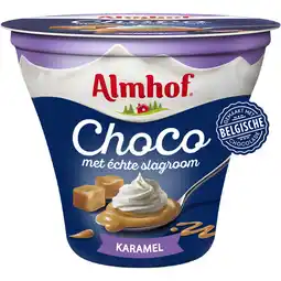 Albert Heijn Almhof Choco met echte slagroom karamel aanbieding