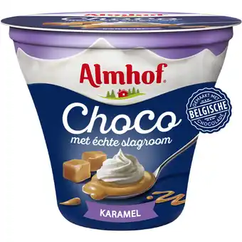 Albert Heijn Almhof Choco met echte slagroom karamel aanbieding
