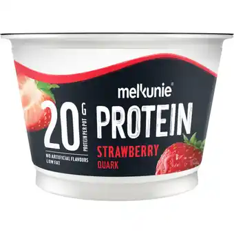Albert Heijn Melkunie Protein aardbei kwark aanbieding