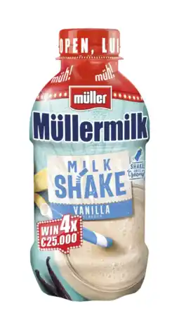 Albert Heijn Müller Müllermilk milkshake vanille aanbieding