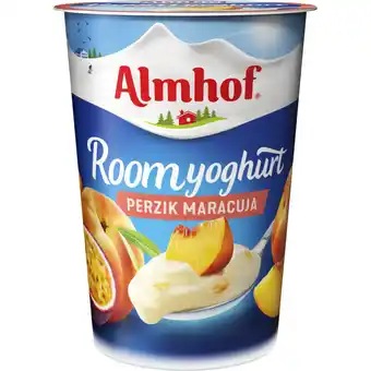 Albert Heijn Almhof Roomyoghurt perzik maracuja aanbieding