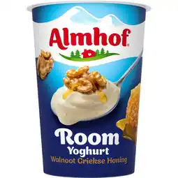 Albert Heijn Almhof Roomyoghurt walnoot Griekse honing aanbieding