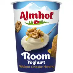 Albert Heijn Almhof Roomyoghurt walnoot Griekse honing aanbieding