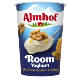Albert Heijn Almhof Roomyoghurt walnoot Griekse honing aanbieding