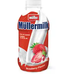 Albert Heijn Müller Mullermilk aardbeismaak aanbieding