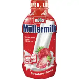 Albert Heijn Müller Mullermilk aardbeismaak aanbieding