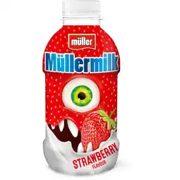 Albert Heijn Müller Mullermilk aardbeismaak aanbieding
