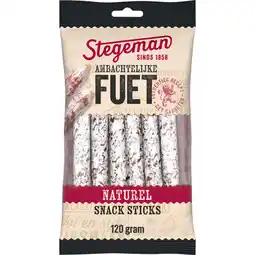 Albert Heijn Stegeman Fuet ambachtelijk sticks multipack aanbieding