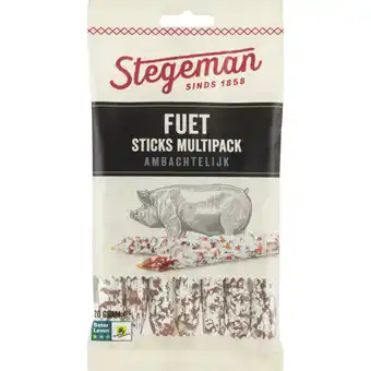 Albert Heijn Stegeman Fuet ambachtelijk sticks multipack aanbieding