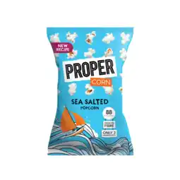 Albert Heijn Proper Sea salted popcorn aanbieding