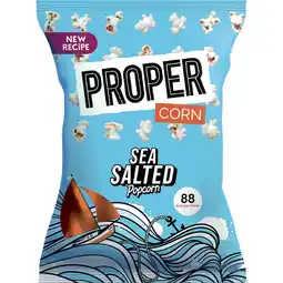 Albert Heijn Proper Sea salted popcorn aanbieding