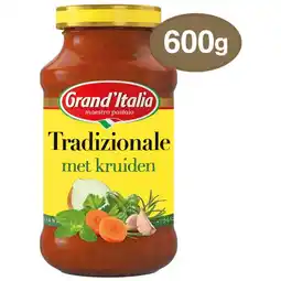 Albert Heijn Grand' Italia Tradizionale met kruiden pastasaus aanbieding
