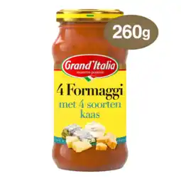 Albert Heijn Grand' Italia 4 formaggi met 4 soorten kaas aanbieding
