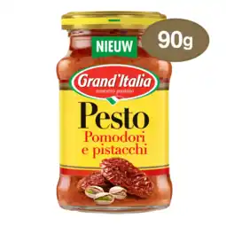 Albert Heijn Grand' Italia Pesto pomodori e pistacchi aanbieding