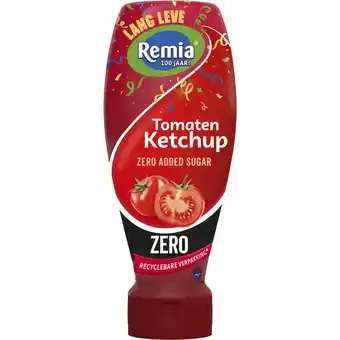 Albert Heijn Remia Tomaten ketchup zero added sugar aanbieding
