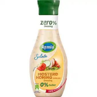 Albert Heijn Remia Mosterd honing dressing zero% aanbieding