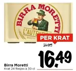 Vomar Voordeelmarkt Birra Moretti aanbieding
