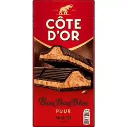 Albert Heijn Côte d'Or BonBonBloc chocoladereep praliné puur aanbieding