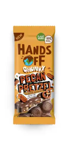 Albert Heijn Hands Off Reep chunky pecan pretzel aanbieding
