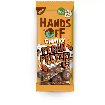 Albert Heijn Hands Off Reep chunky pecan pretzel aanbieding