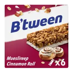 Albert Heijn Hero B'tween mueslireep cinnamon roll aanbieding