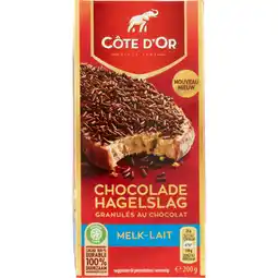 Albert Heijn Côte d'Or Chocolade hagelslag melk aanbieding
