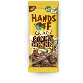 Albert Heijn Hands Off Reep chunky cookie caramel aanbieding