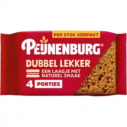 Albert Heijn Peijnenburg Ontbijtkoek dubbel lekker 4-pack aanbieding