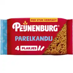 Albert Heijn Peijnenburg Ontbijtkoek parelkandij 4-pack aanbieding