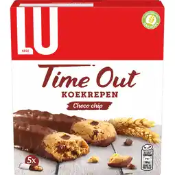 Albert Heijn LU Time out koekrepen choco chip aanbieding