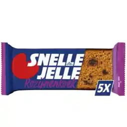 Albert Heijn Snelle Jelle Kruidkoek rozijn 5-pack aanbieding