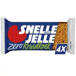 Albert Heijn Snelle Jelle Zero kruidkoek 4-pack aanbieding
