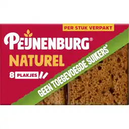 Albert Heijn Peijnenburg Ontbijtkoek naturel 8-pack aanbieding