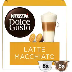 Albert Heijn Nescafé Dolce Gusto Latte macchiato capsules aanbieding