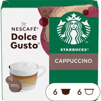 Albert Heijn Starbucks Dolce gusto compatible cappuccino aanbieding